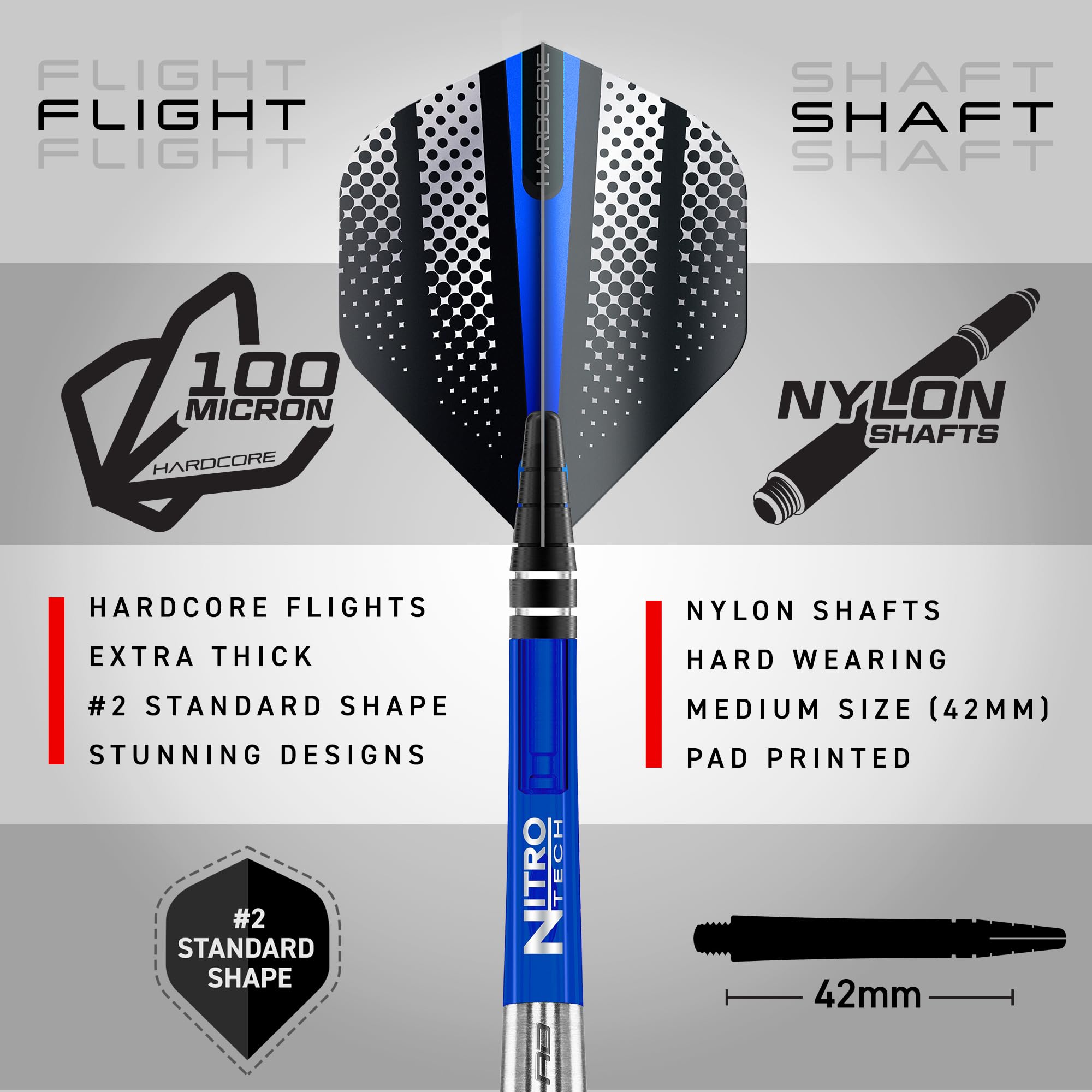 RED DRAGON Razor Edge 18g Softip Rzutki Wolframowe Profesjonalne Darty — miniatura 3