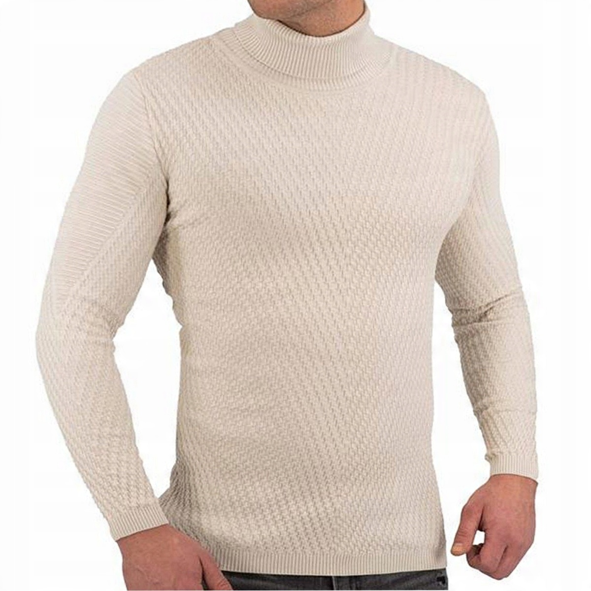

Sweter Golf Męski Slim fit