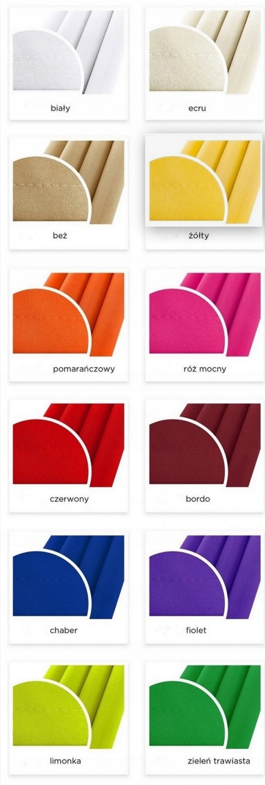 TKANINA NA ZASŁONY GRUBY MATOWY MATERIAŁ 24 KOLORY Marka Fenix