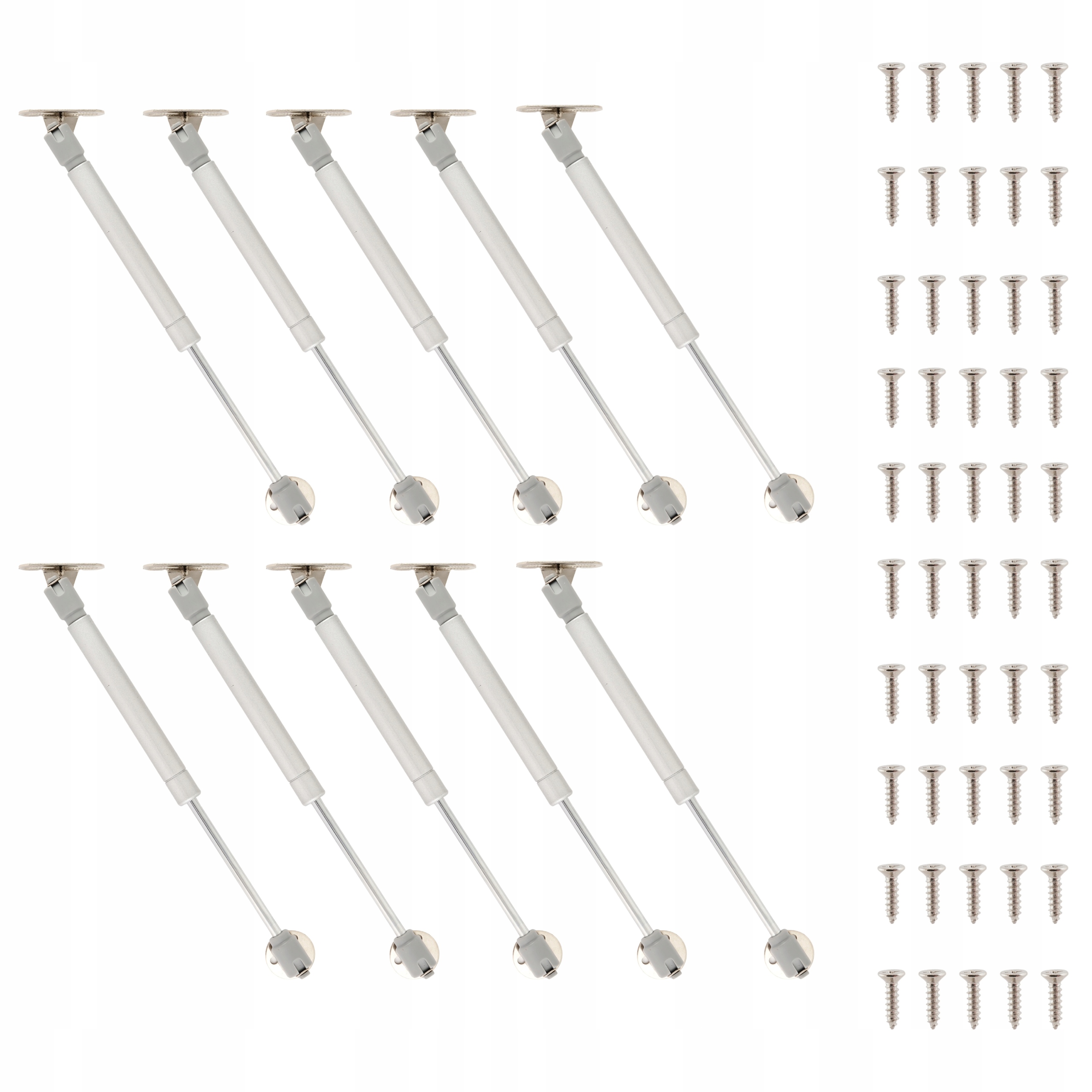 10 x Silný Plynový Píst Pohon Pro Přední Části 120N Vruty Akcesoria