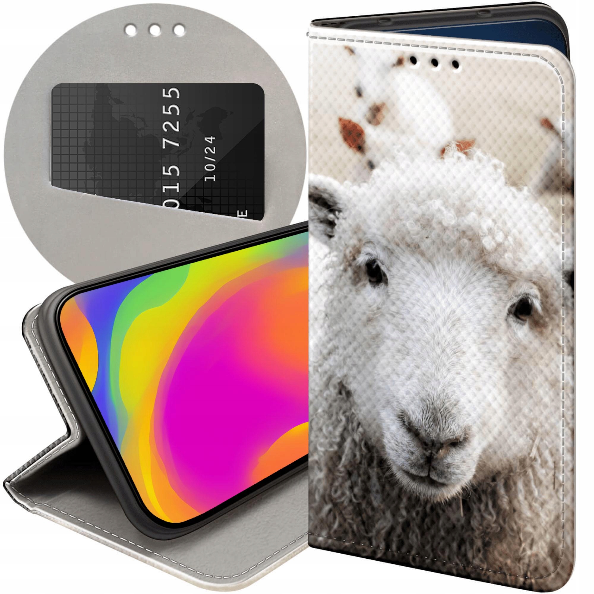 Etui Z Klapką Do Huawei P8 P9 Lite 2017 Owca Owieczka Baranek Case