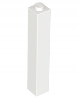 

Lego 2453b Filar Słup 1x1x5 biały Nowy (2g)