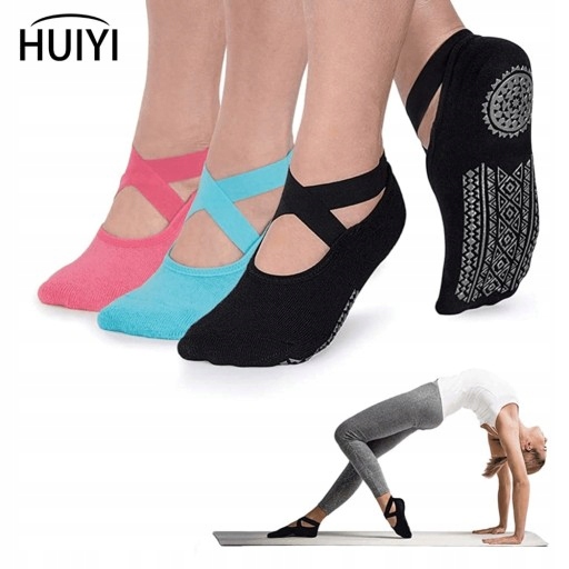 Yoga Socks for Women Non-Slip Grips andamp;