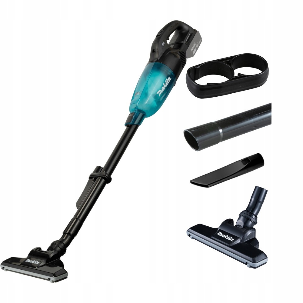 Odkurzacz pionowy akumulatorowy 18 V Makita DCL283FZB czarny body