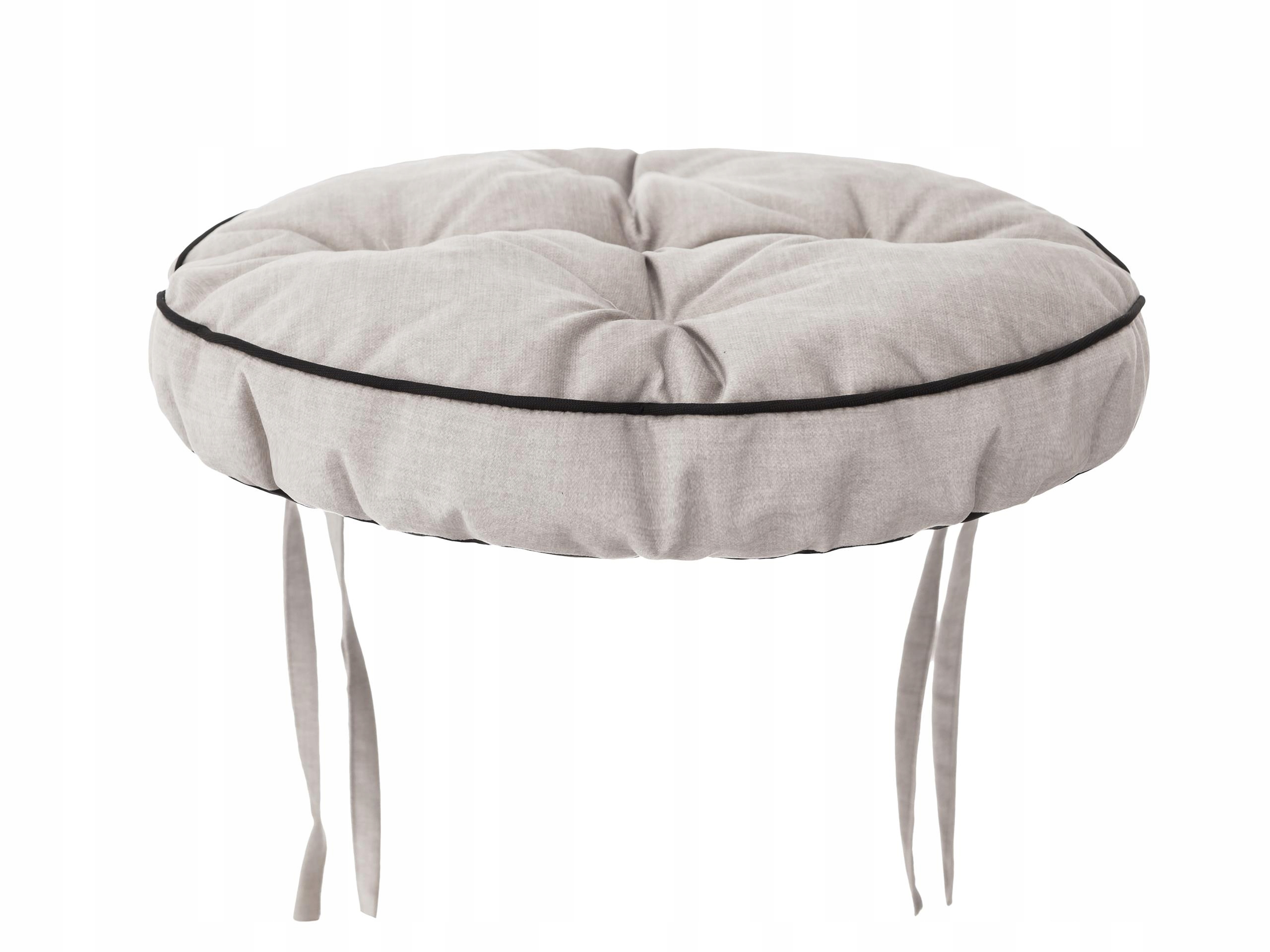 Polštář kulatý na židli, vázaný, 38 cm