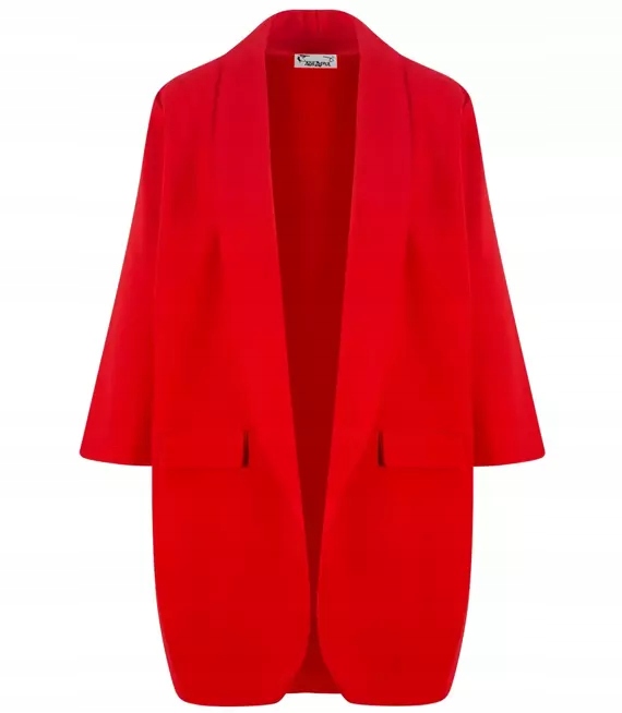 

Długi Żakiet Narzutka Marynarka +size 48/50/52