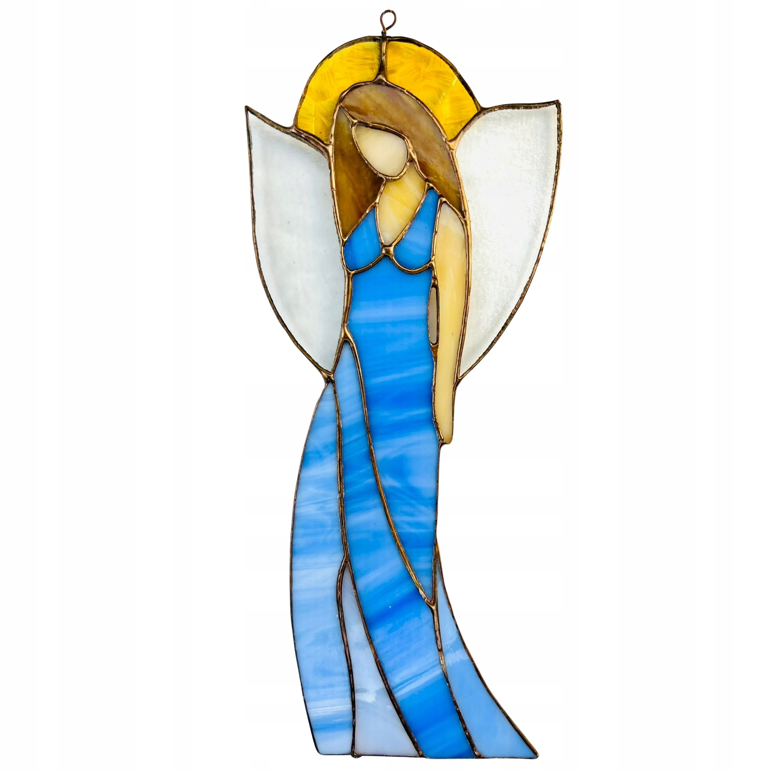 Anděl duše Vitráž na okno Anděl vitráže Anděl na dárek Vitráž Tiffany