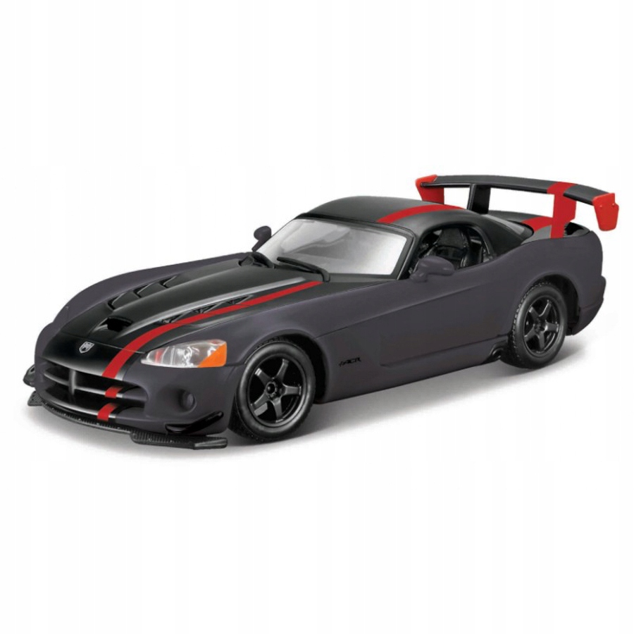 BURAGO 1:24 DODGE VIPER GREY MODEL METAL Marka Bburago