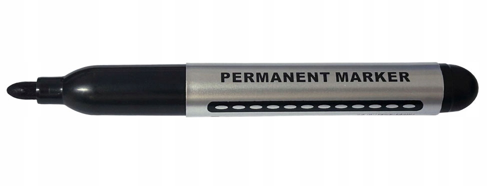 PISAK MARKER PERMANENTNY OKRĄGŁA KOŃCÓWKA CZARNY - ZESTAW 10 SZTUK Kod producenta Eco