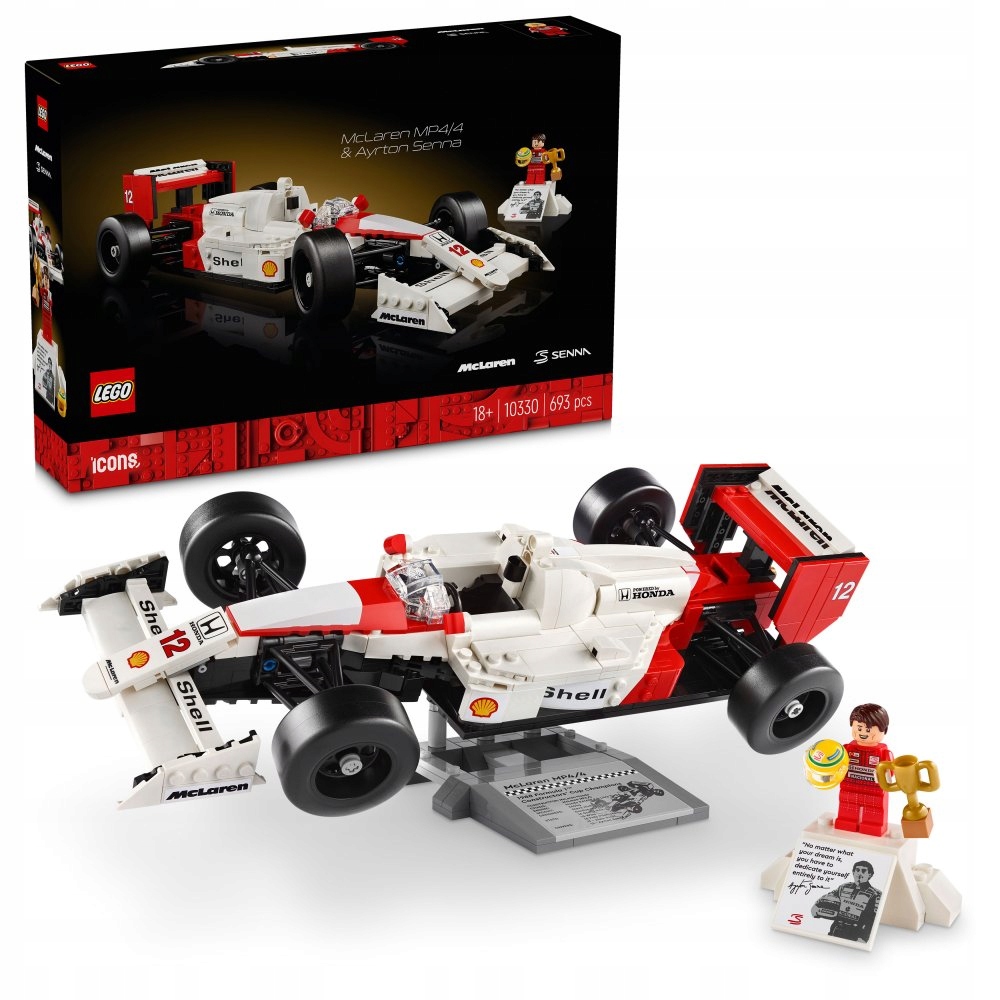 Lego Icons 10330 McLaren MP4/4 a Ayrton Senna