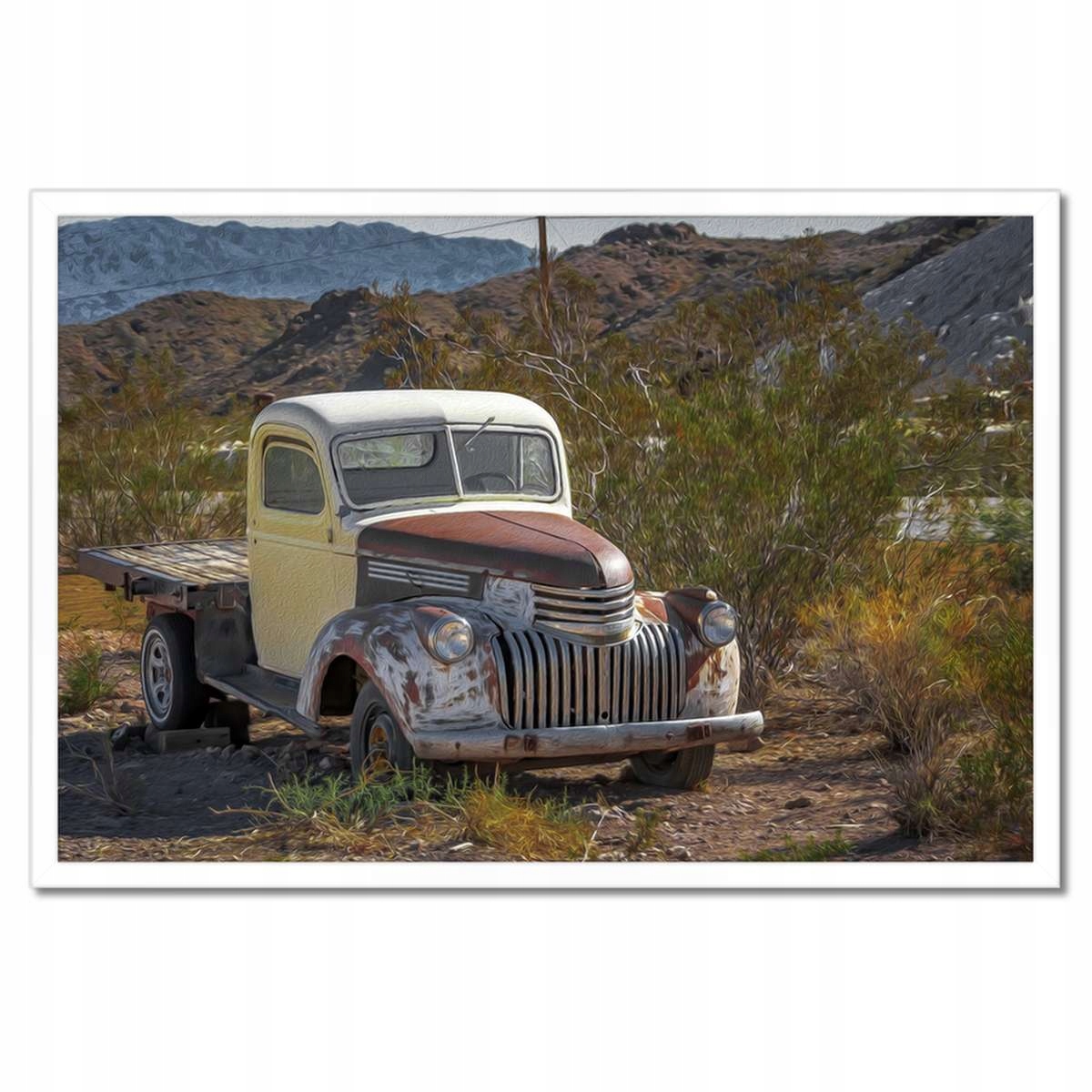 Plakáty v rámu 60x40 Historický automobil Usa