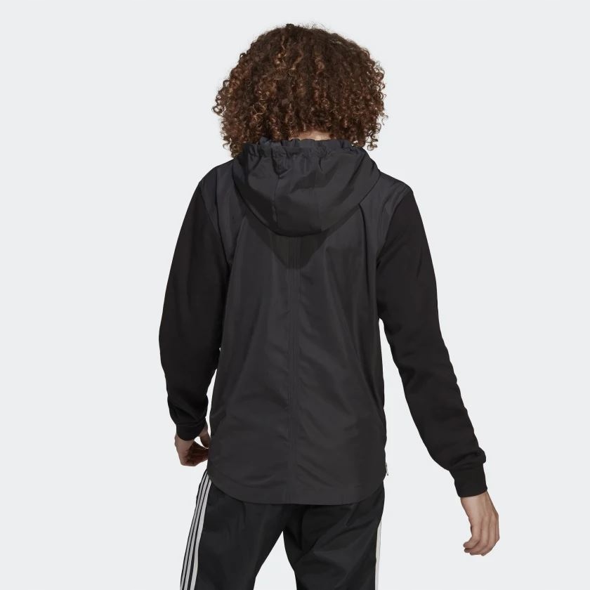Mikina Adidas Fabric Clash Trefoil Hoodie HC1951 M
