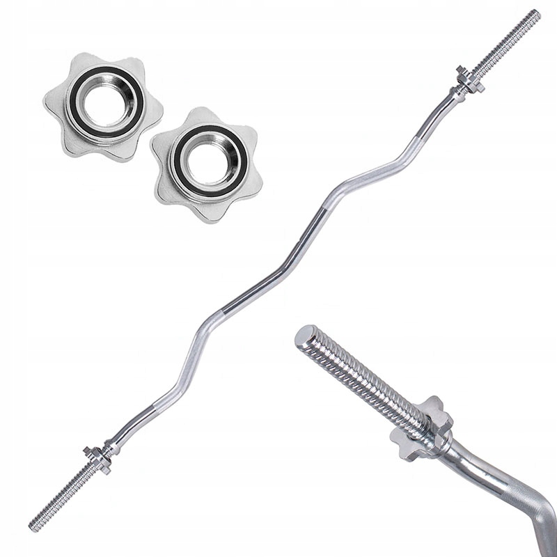 

Gryf lekko łamany sztanga 120cm 25mm zacisk pełny