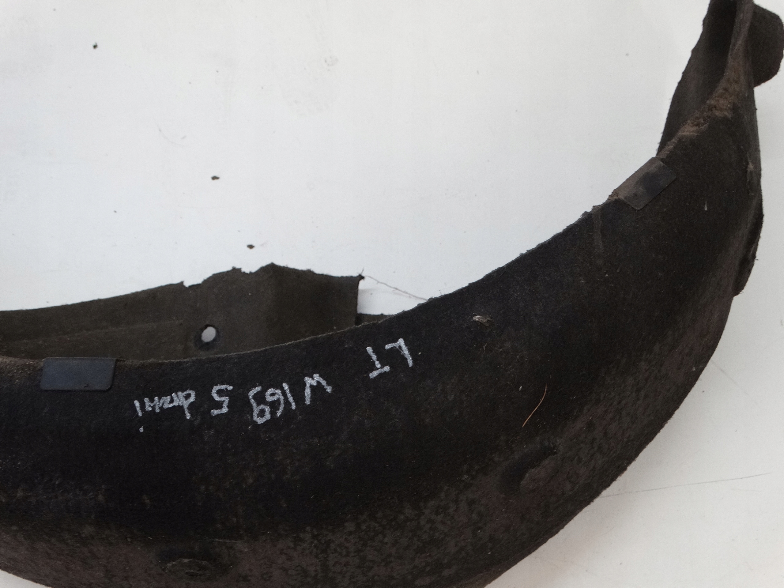 mudguard left rear part MERCEDES W169 A180CDI 5 door