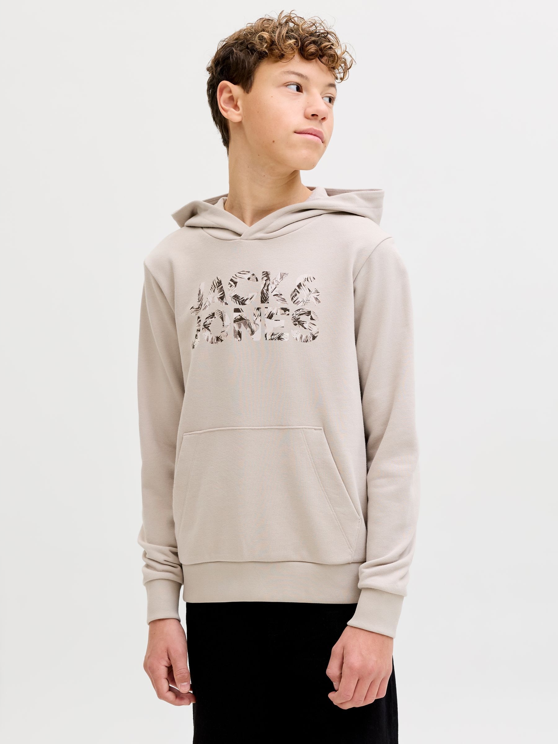 Jack&Jones sweterek dziecięcy szary bawełna