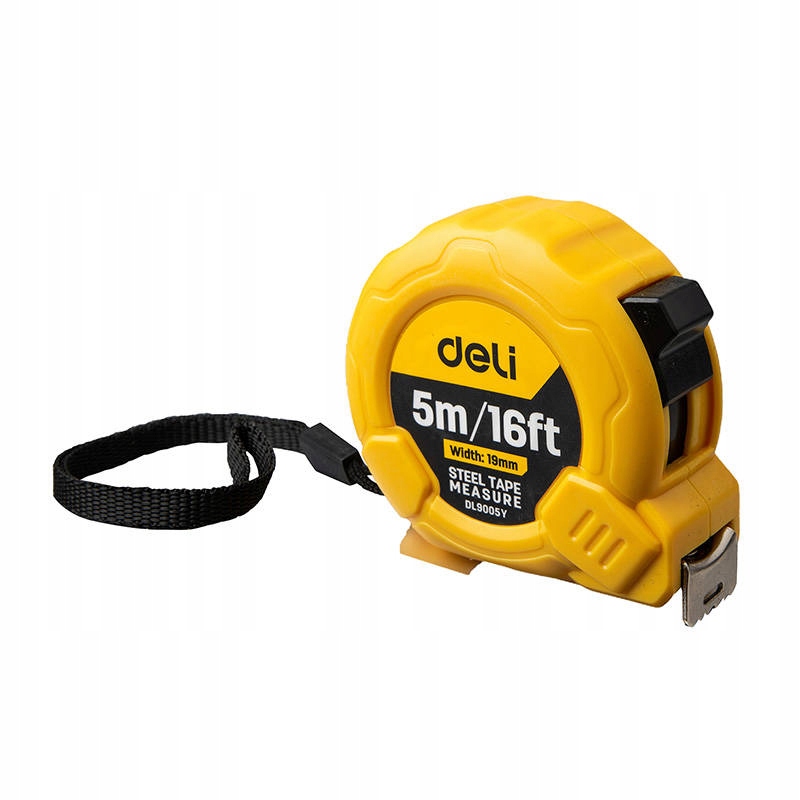 

Miara Zwijana Deli Tools EDL9005Y, 5M/19MM Żółta