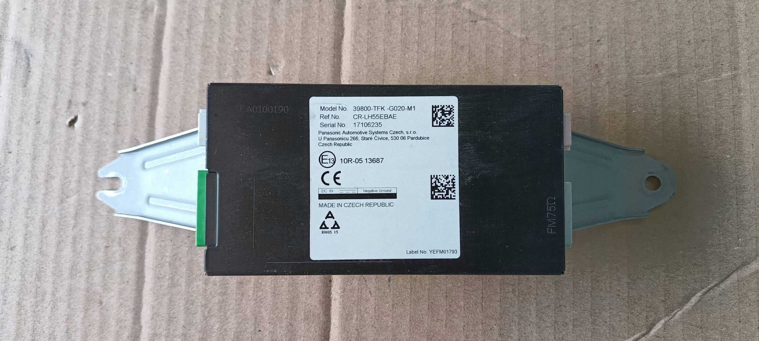 module control unit ANTENY aerial HONDA CIVIC X 39800-TFK-G010-M1 2019R