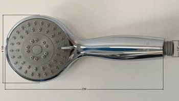 SŁUCHAWKA NATRYSKOWA 3-FUNKCYJNA CHROM XNCE3SCD3 Deante