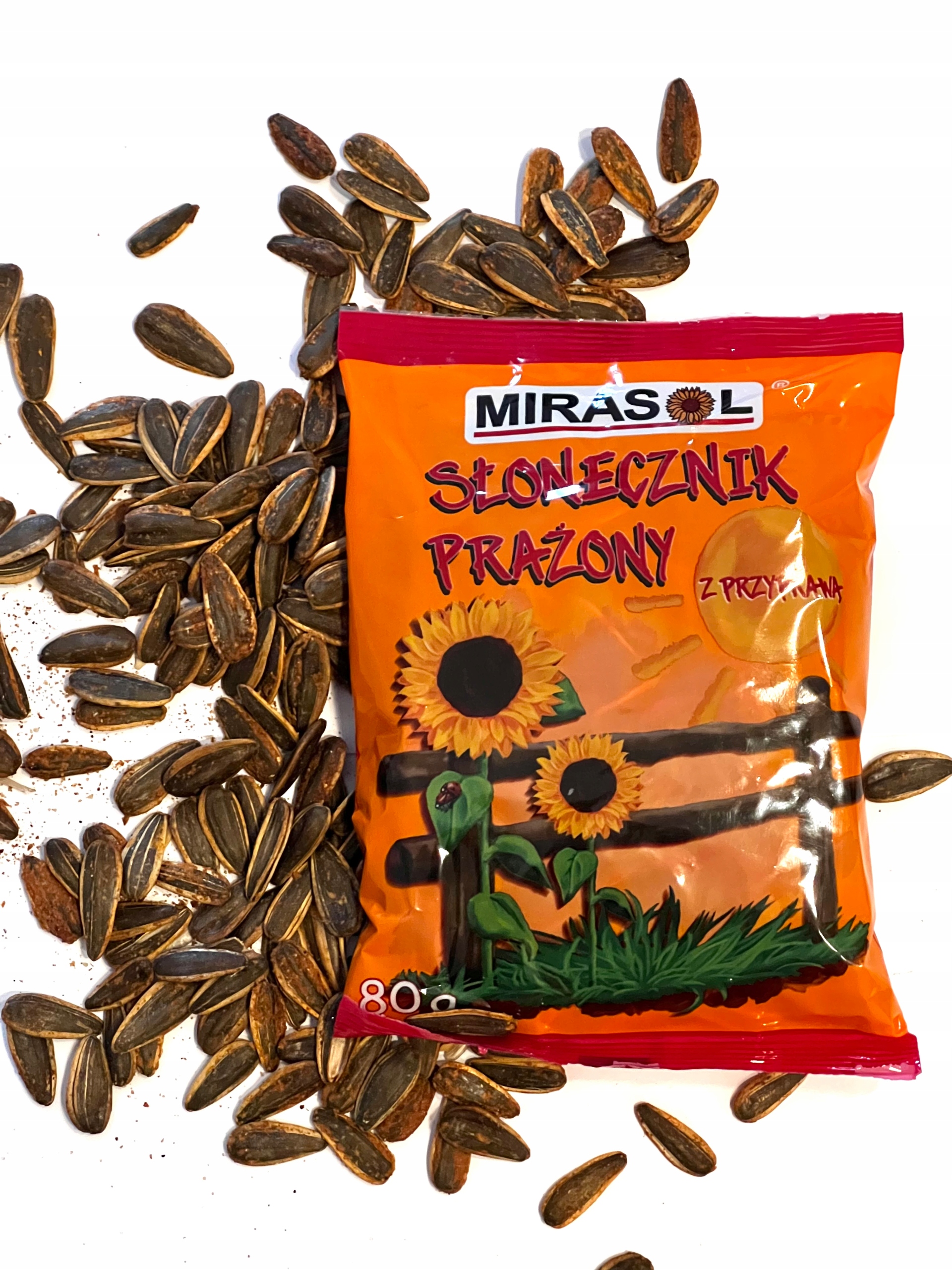 Słonecznik Prażony Turecki Mirasol 80G Z Przyprawami 50 Sztuk
