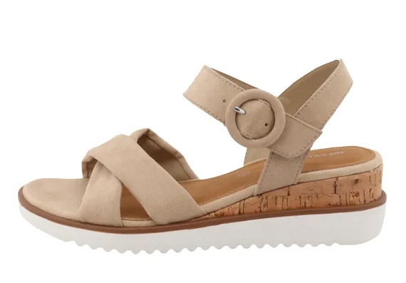 Tom Tailor Béžové Sandály S Přezkou 38 J1A