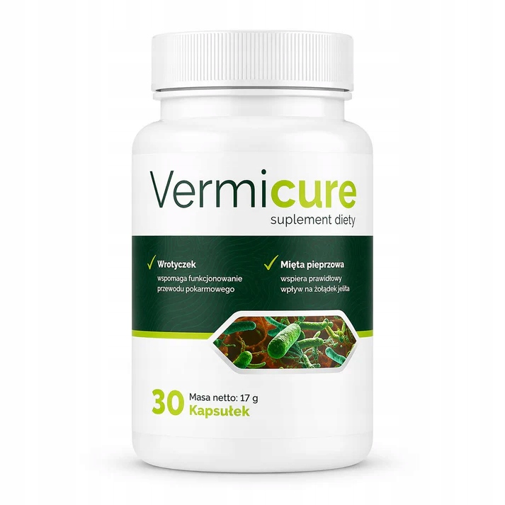 Vermicure 30 Kapsułek Oczyszczanie Układu Trawiennego