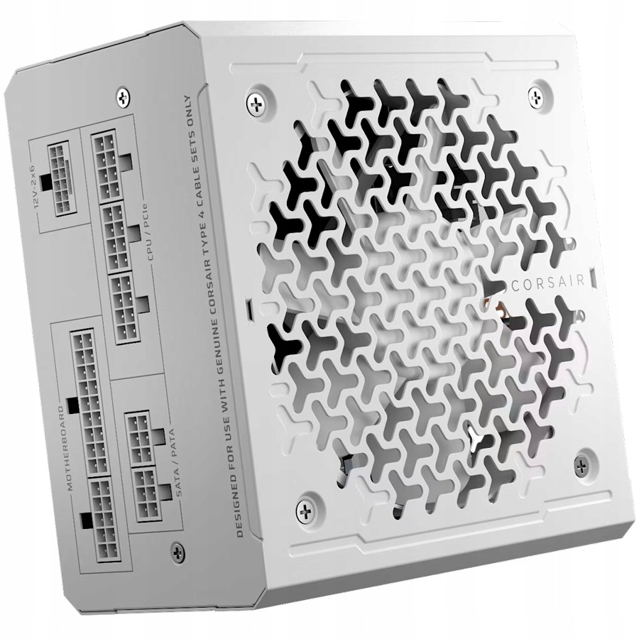 Corsair RM1000e White, 1000 Watt, Cybenetics Gold Certified, Fully Modular