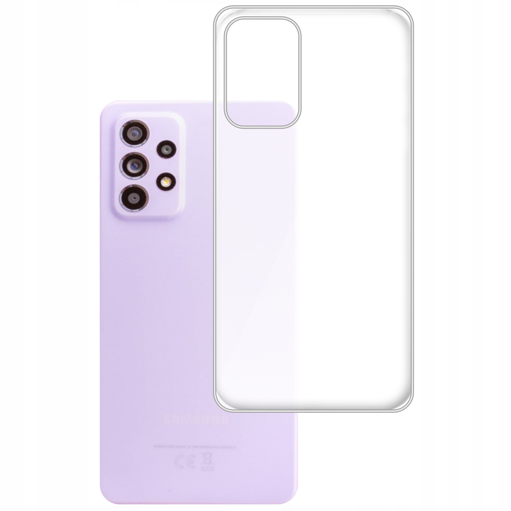 

Etui do Samsung Galaxy A33 5G gumowe Slim Clear