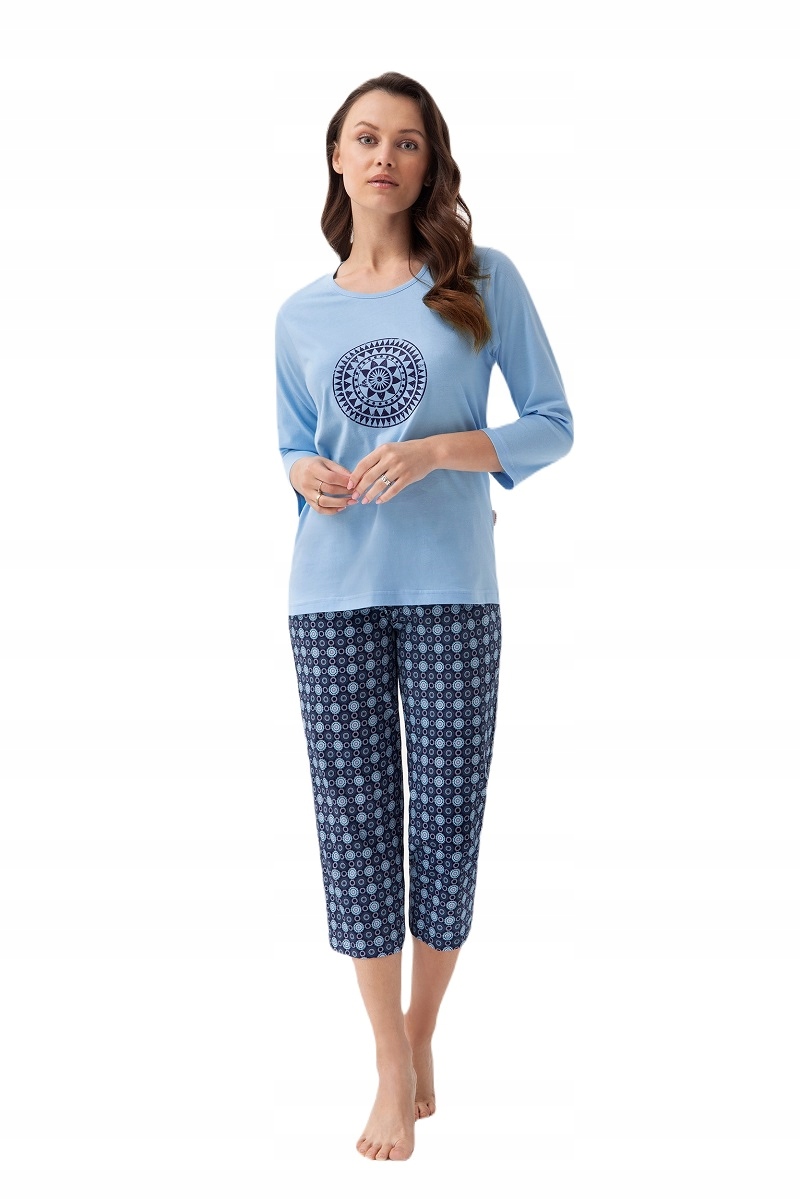 Dámské Pyžamo Luna 331/XXXL Modrá