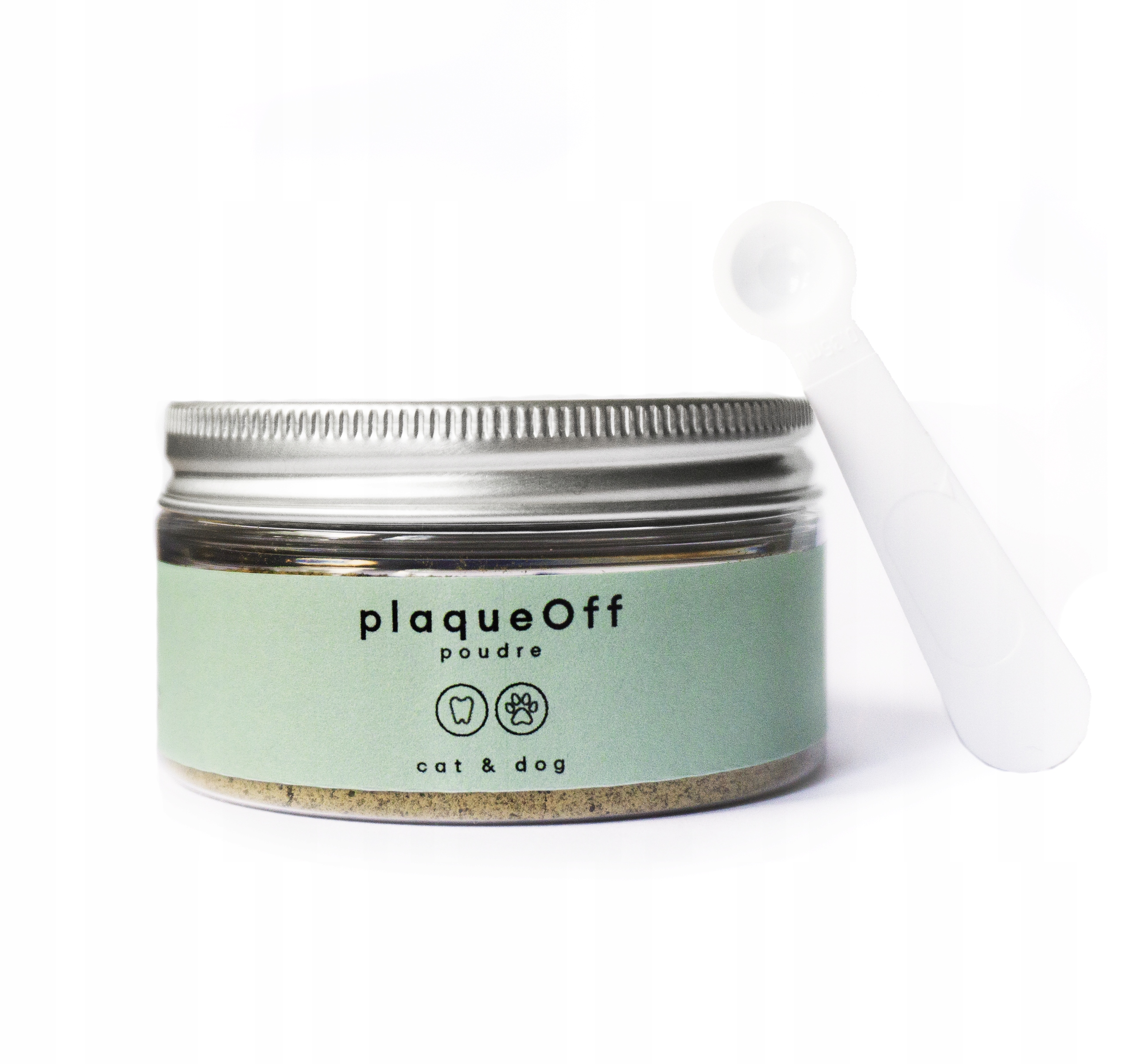PlaqueOff 60 g – doplněk z řas na zubní kámen pro psa a kočku Plaque