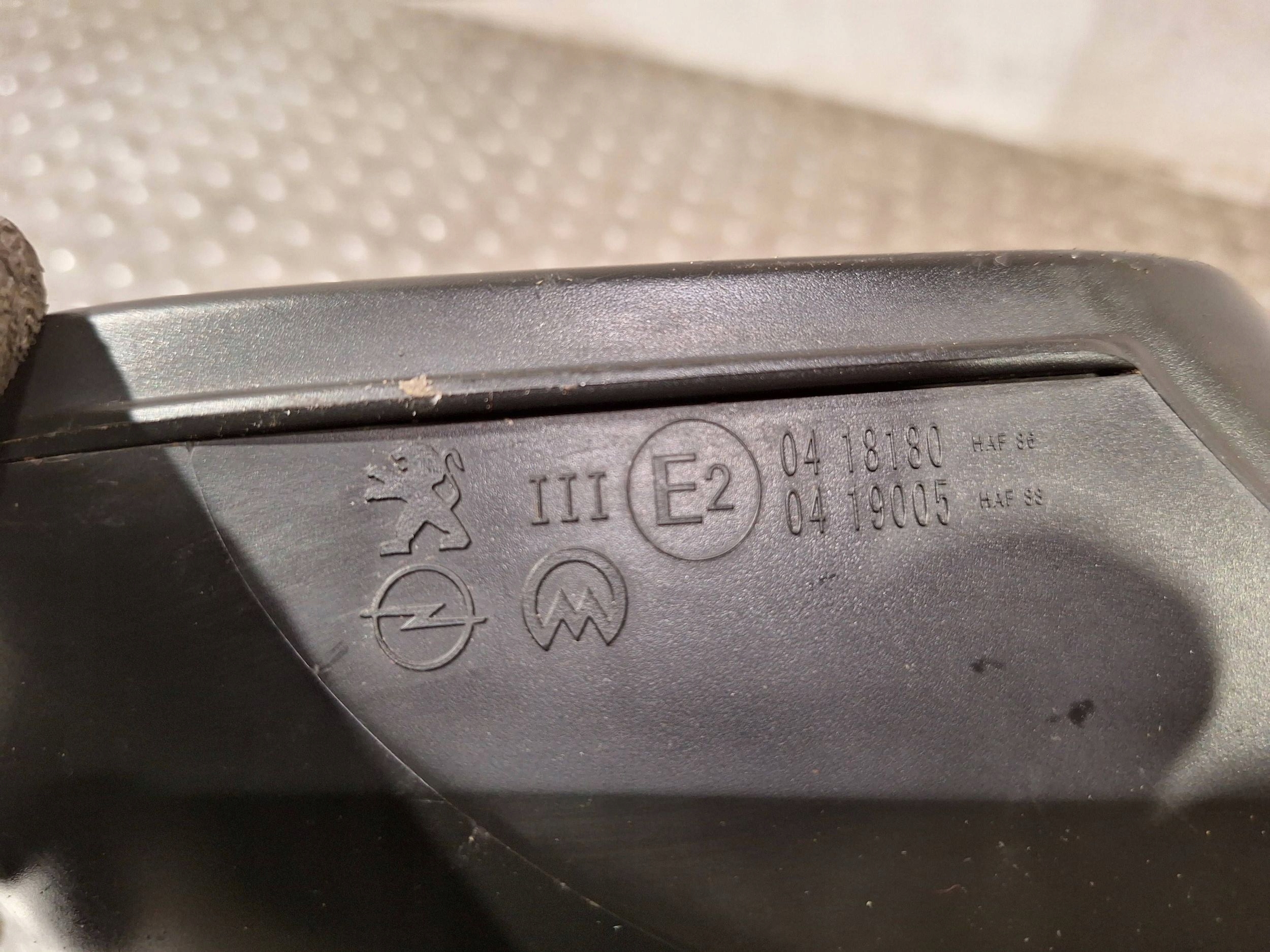 mirror exterior left 8 PIN PEUGEOT 2008 19