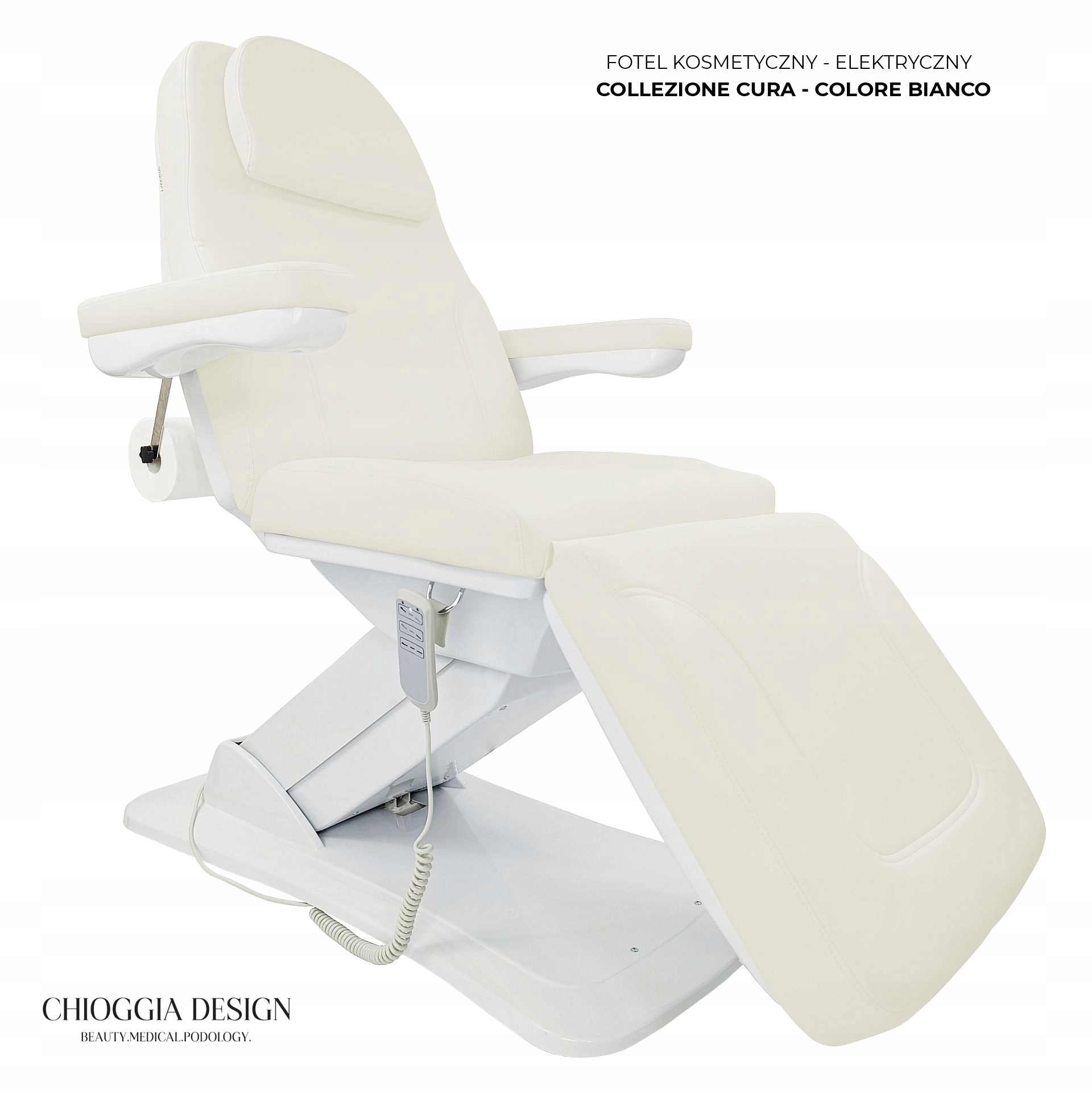 Chioggia Design Elektrické kosmetické křeslo Collezione Cura 3 motory