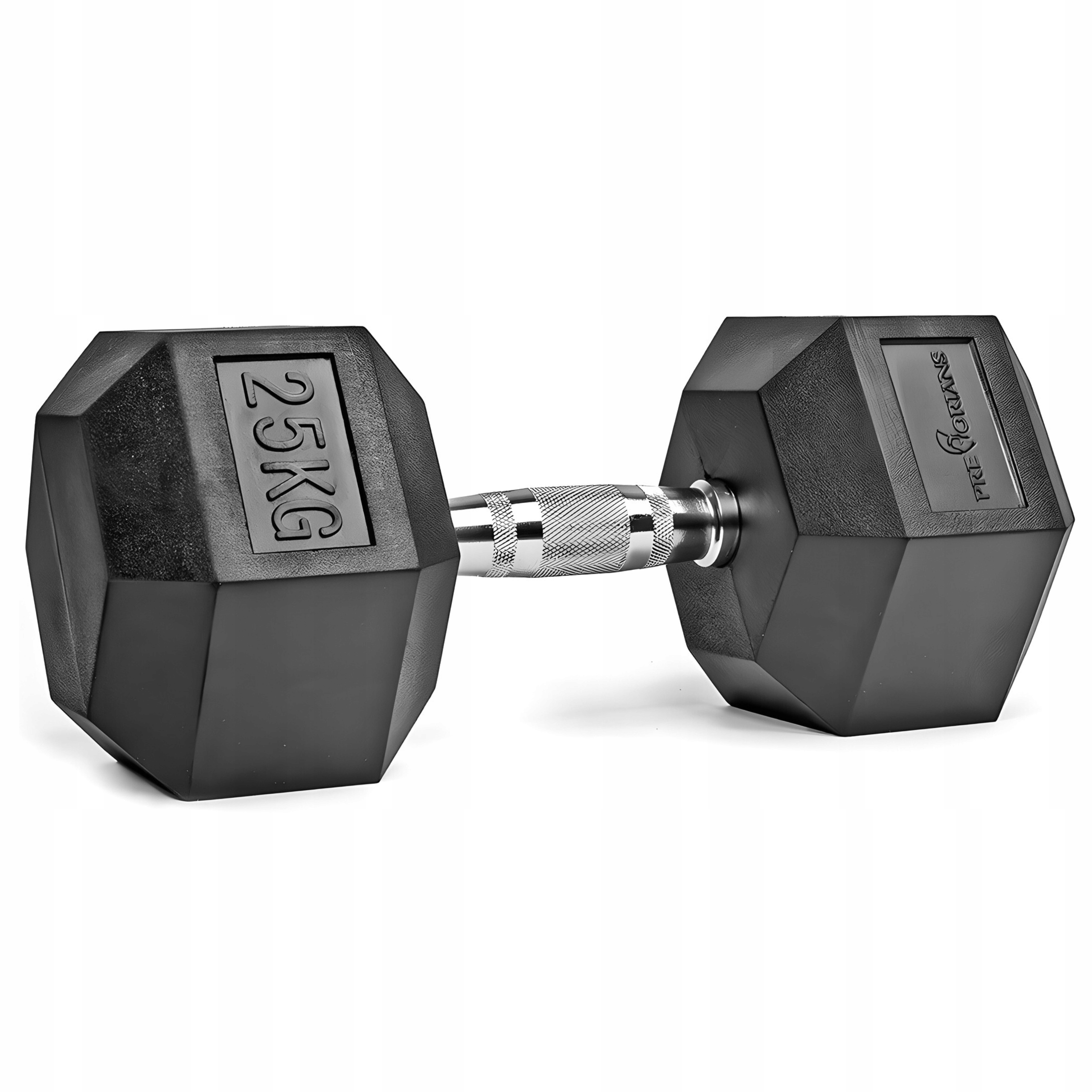 Činka Hex 25 Kg Závaží Pogumovaná Činka Pevná Hmotnost Potahovaná