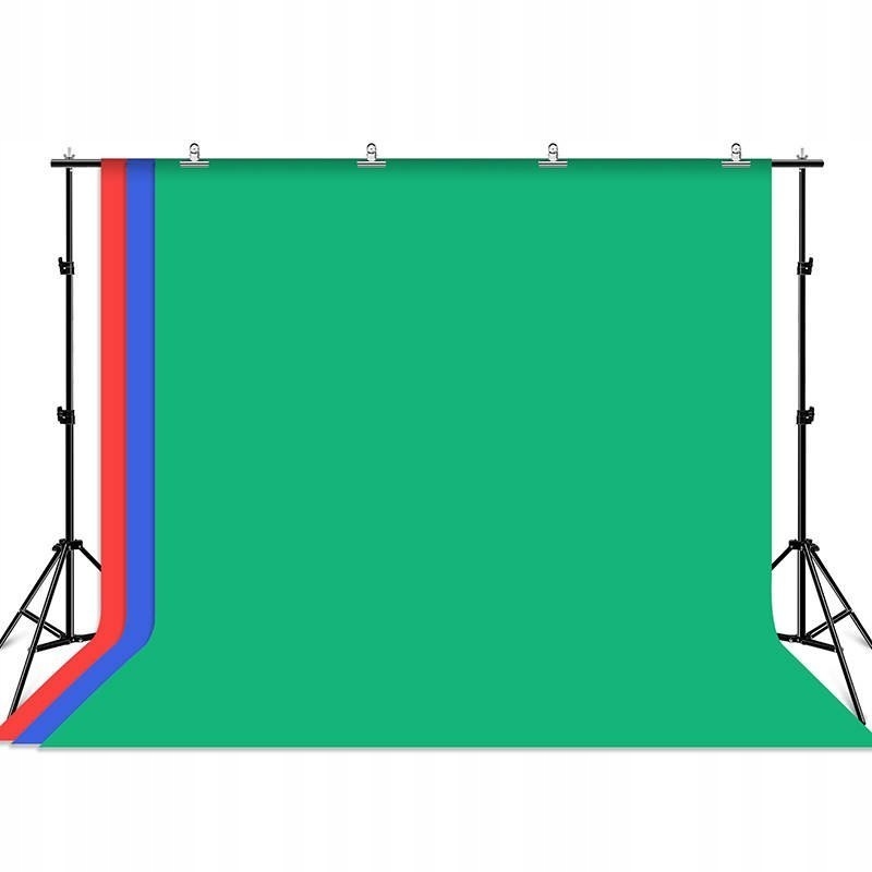 Zestaw/ Statyw do mocowania tła fotograficznego Puluz 2x3m tła 3 szt