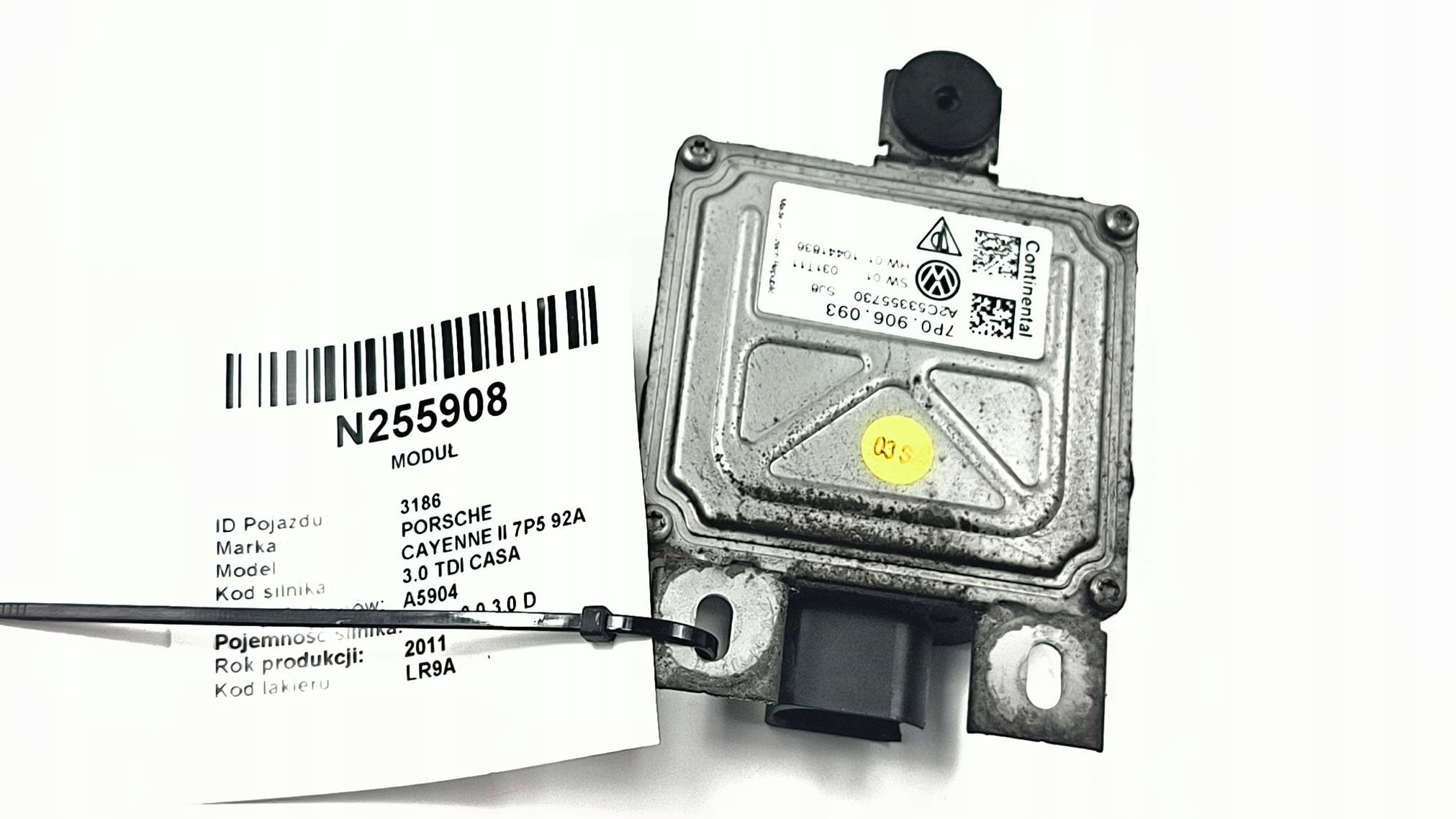 Module POMPY Carburant 7P0906093 PORSCHE CAYENNE II 7P5 92A