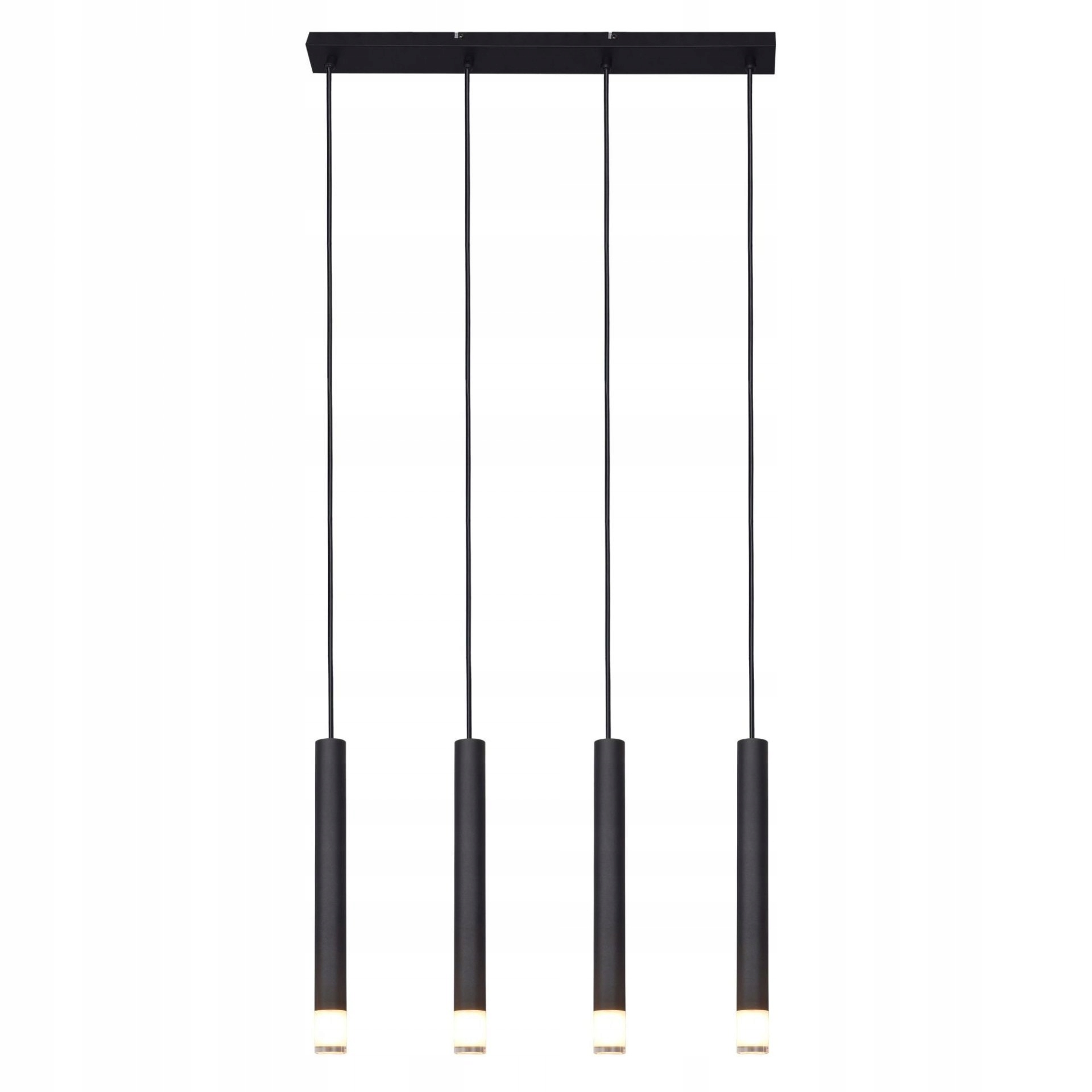 Osvetlenie s valcovými tienidlami nad moderným jedálenským stolom Velic G9