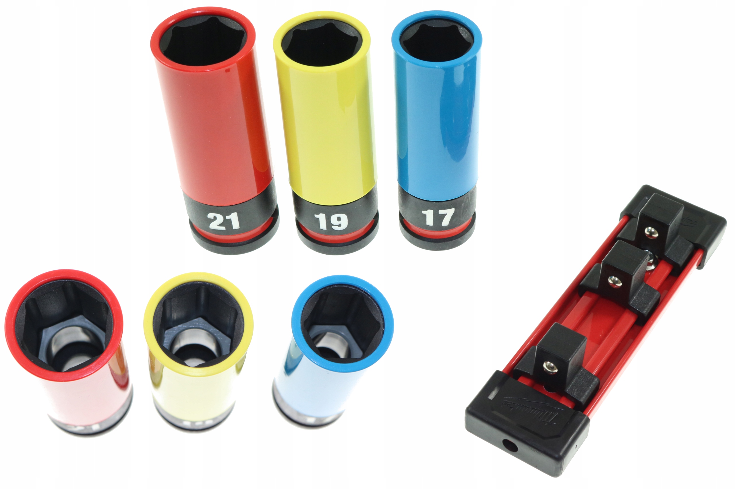 Nasadki Udarowe 1/2" Długie Do Felg Aluminiowych 3SZT. Shockwave Milwaukee