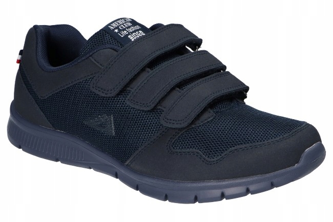 American Club WT26 Adidasy Tenisky Sportovní Pánské Boty Na Suchý Zip Navy 45