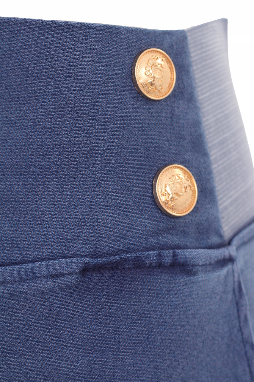 SPODNIE ELASTYCZNE Z WYSOKIM STANEM DUŻE ROZMIARY WYGODNE WYSZCZUPLAJĄCE Rozmiar 48/50