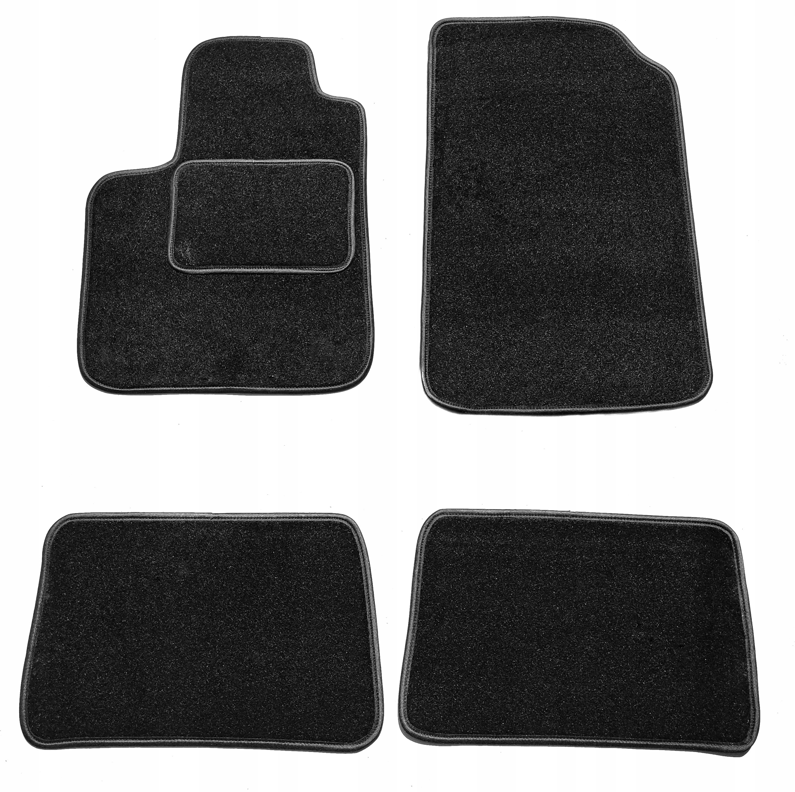 

Dywaniki welurowe czarne Renault Twingo 2 07-14