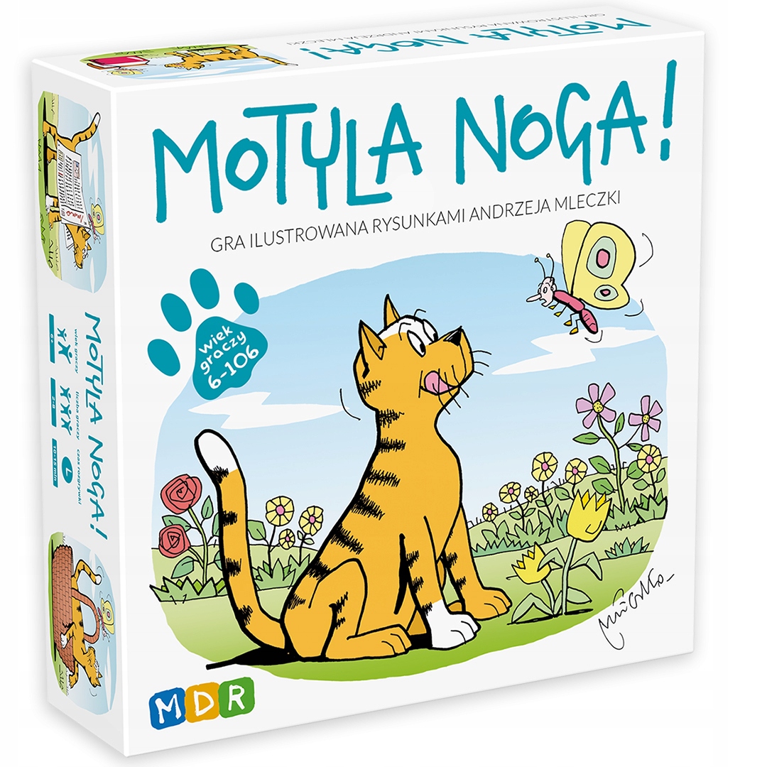 

Motyla noga! gra rodzinna z rys. Andrzej Mleczko