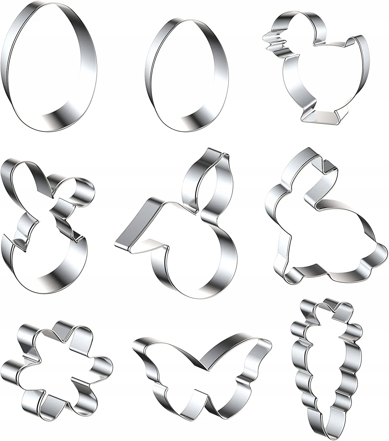 

Foremki metalowe do ciastek Wielkanoc Zestaw 9szt