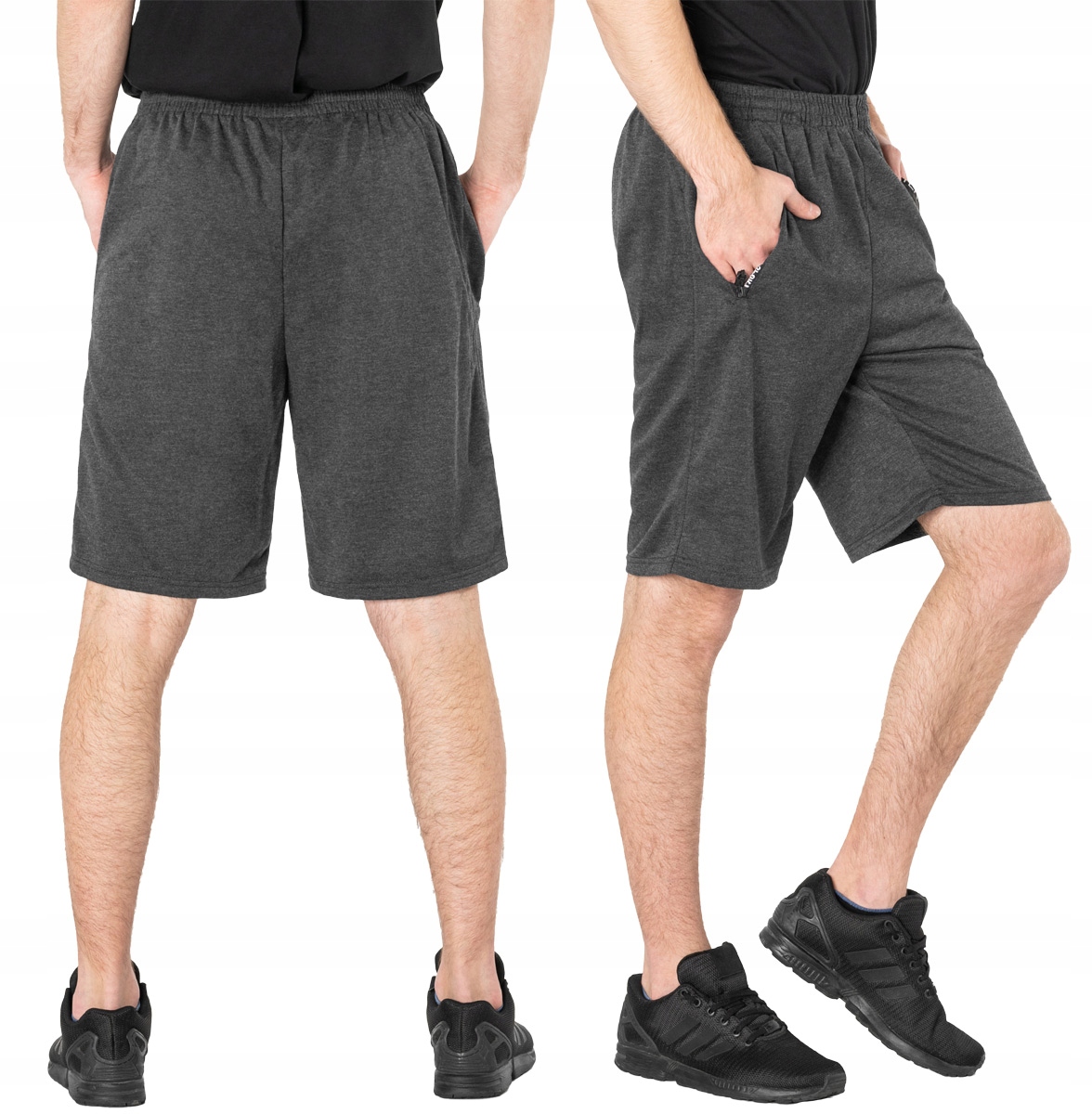 

Krótkie Spodenki Dresowe Szorty Męskie 6382-3 5XL