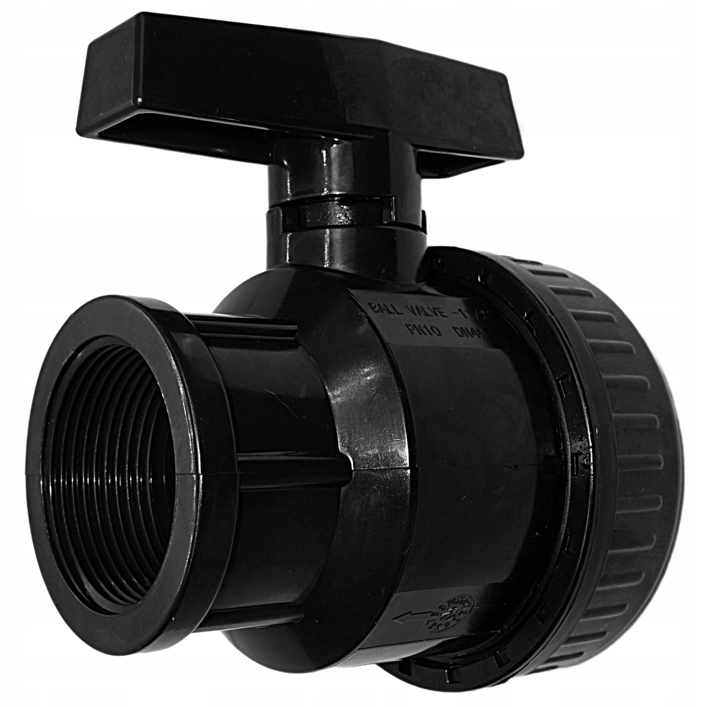 Zawór Kulowy Pvc gwintowany, gwint wewnętrzny GWxGW 2" PN10 DN50