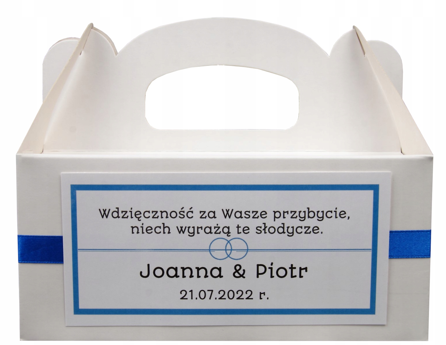 

eleganckie spersonalizowane solidne pudełka ciasto
