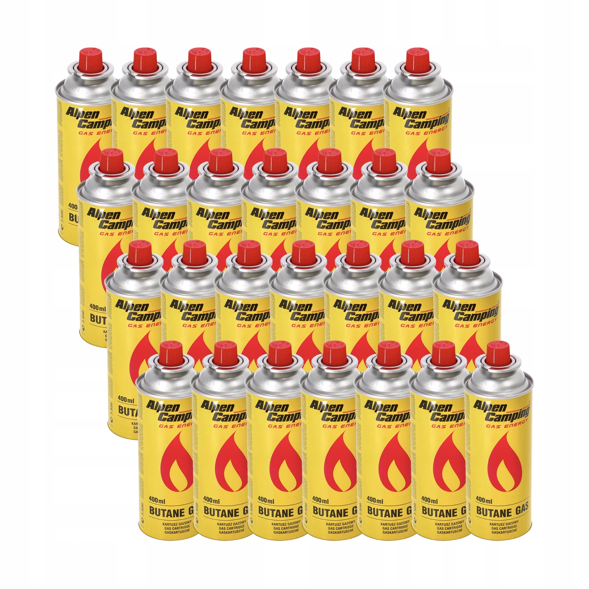 28 x Kartuše Alpen Camping 227G