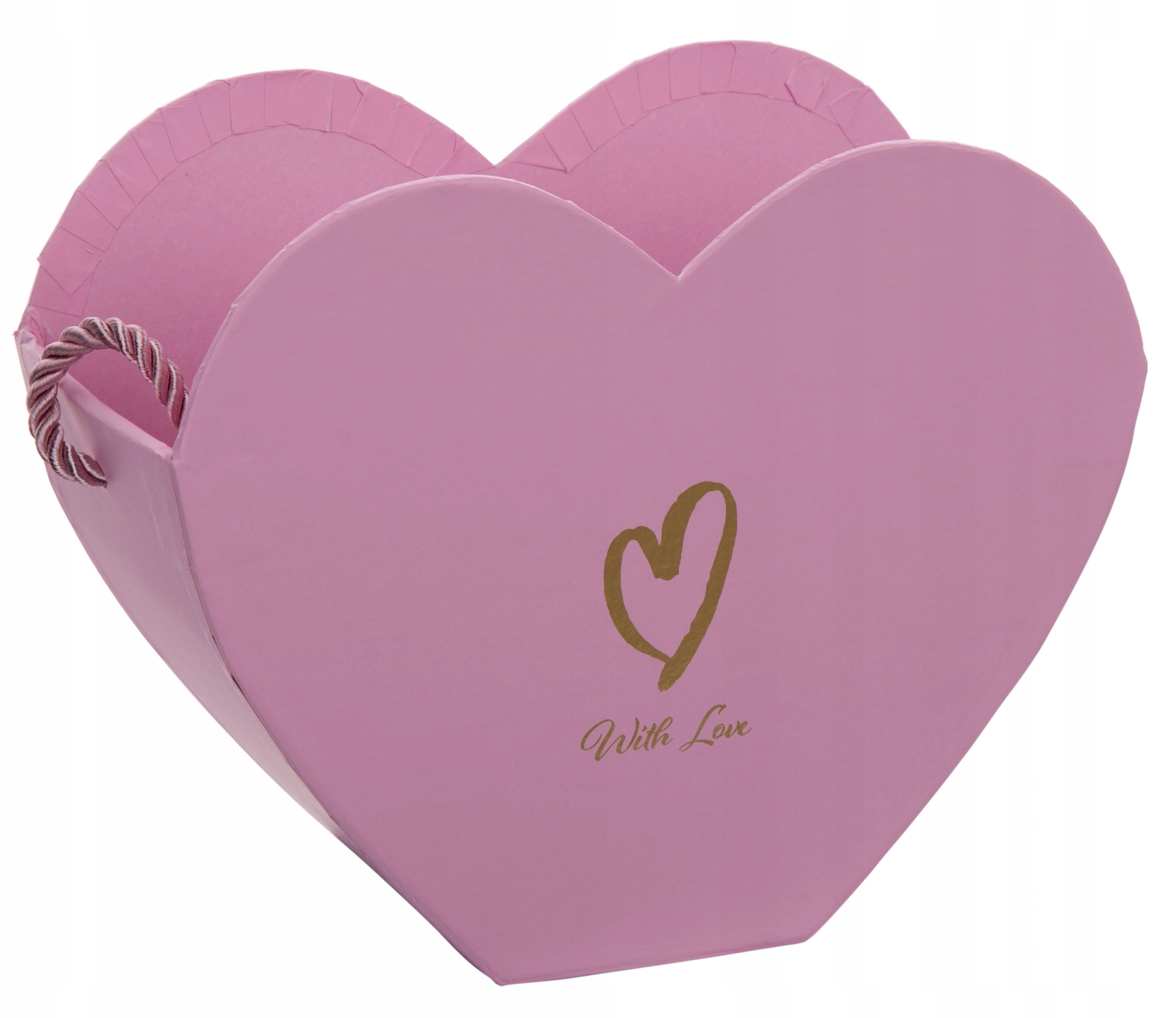 FLOWER BOX PUDEŁKO torebka SERCE NA KWIATY PREZENT