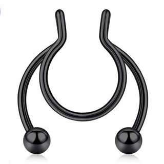 

Fake Septum Kolczyk Do Nosa Czarny 0,8/10