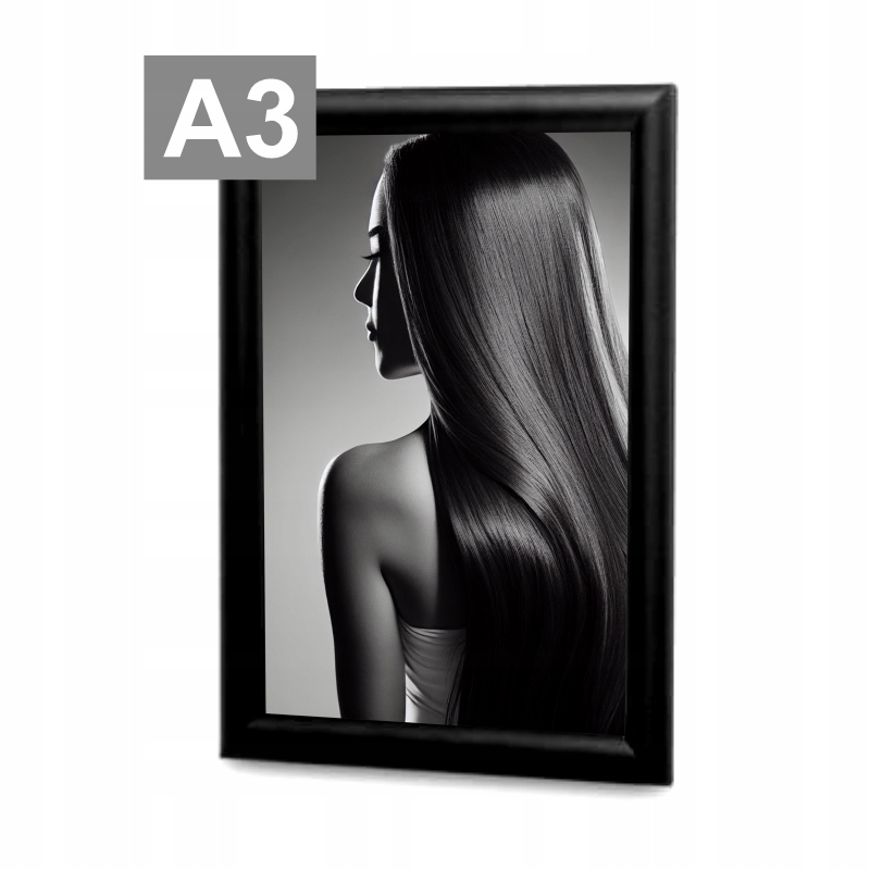 Ramka OWZ A3 czarna