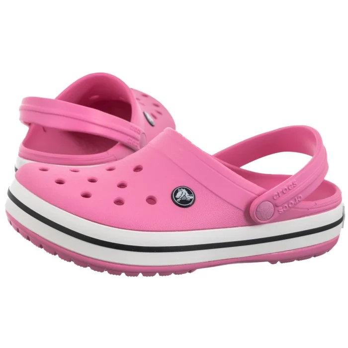 Letní boty Nazouváky Sandály Crocs Crocband Pink Lemonade 11016-669