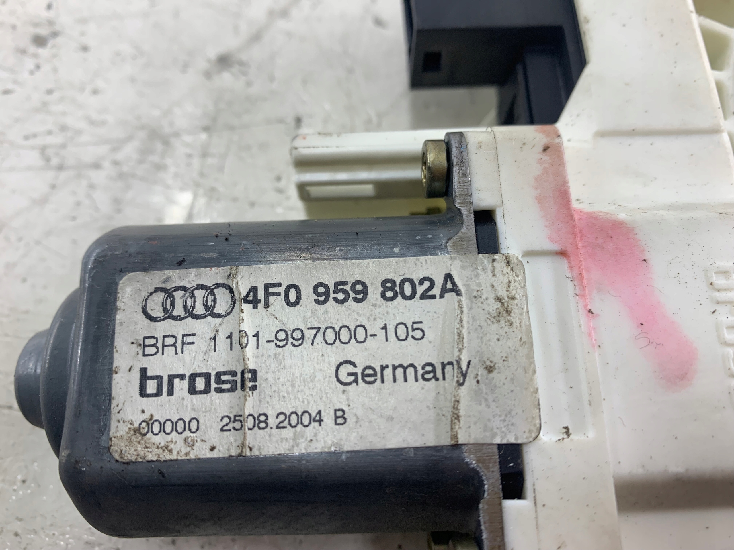 AUDI A6 C6 mini motor windows right rear part 4F0959802A